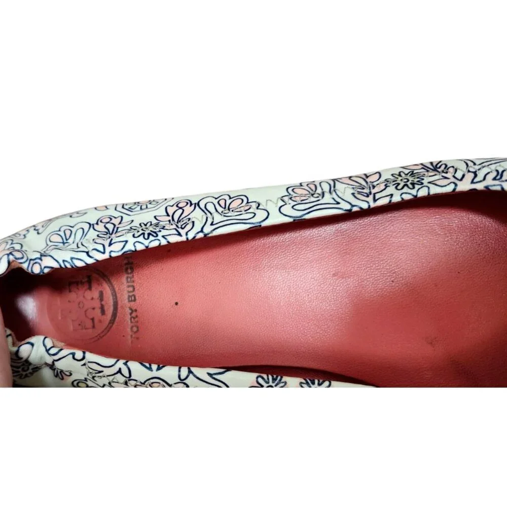 Tory Burch Minnie Travel ballet flats Leather Hicks Garden 6